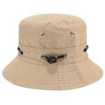 Chapeau bob - kaki - chapeau de soleil d�t� - coton de haute qualit� - style d�contract� - mixte