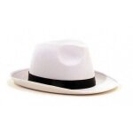 Chapeau - borsalino - borsalino - tissu blanc - utilisation extrieure - mixte