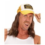 Chapeau de camionneur - horror - shop - cheveux longs - jaune - mixte - taille unique