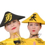 Chapeau chinois feutre adulte multicolore Chapeau chinois feutre adulte multicolore