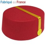 Chapeau coiffe groom - spirou (rouge) - accessoire de dguisement - adulte - blanc - mixte
