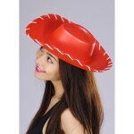 Chapeau de cow - boy rouge style jessie