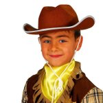 Chapeau cowboy marron enfant