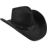 Chapeau cowboy noir adulte - marque 232517 - intrieur - mixte