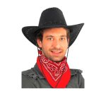 Chapeau - cowboy - noir - carnaval - fêtes à thème - enfant Chapeau - cowboy - noir - carnaval - fêtes à thème - enfant