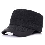 Chapeau dhiver pour hommes �g�s b�ret avec oreillettes chapeau chaud ajustable pour papa casquette p ...