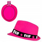 Chapeau enterrement de vie de jeune fille - ced - lot de 2 noir
