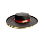 Chapeau espagnol de cordoue en feutre pour femme et homme - funidelia - noir