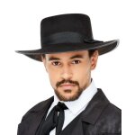 Chapeau de feutre des années 20 - marque - noir - accessoire de costume pour homme Chapeau de feutre des années 20 - marque - noir - accessoire de costume pour homme