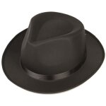 Chapeau de gangster - disfrazzes - mod�le gangster - noir - mixte - ext�rieur