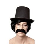 Chapeau haut de forme feutre - noir - mixte - ext�rieur - adulte