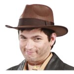Chapeau indiana jones - fiestas guirca - multicolore - feutre - taille unique