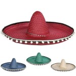 Chapeau mexicain - disfrazzes - couleurs varies - taille unique 55cm