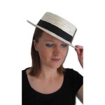 Chapeau paille canotier