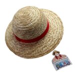 Chapeau paille luffy - one piece - taille adulte - accessoire - gar�on et fille