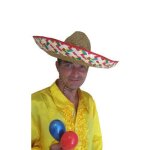 Chapeau paille sombrero - mixte