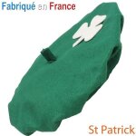 Chapeau saint patrick - b�ret vert - artisanal - adulte - ext�rieur - mixte
