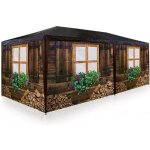 Chapiteau de fte design chalets en bois montagne 6x3m 18m2 tente tonnelle pavillon fte extrieur jardin ...