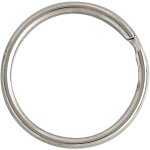 Chapuis - anneau brisé acier nickelé Øint. 30mm blister 3 Chapuis - anneau brisé acier nickelé Øint. 30mm blister 3