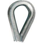 Chapuis - blister 2 cosses c�ble coeur acier zingu� �4mm