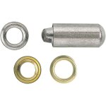 Chapuis - blister de 25 oeillets bche avec jeu pose laiton 10mm