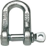 Chapuis - manille droite acier zingué larg. 21mm axe 9mm uc1 Chapuis - manille droite acier zingué larg. 21mm axe 9mm uc1