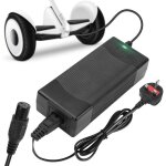 Chargeur 3 broches 42v 2a pour scooter �lectrique pour hoverboard trottinette auto - �quilibr�e drifting ...