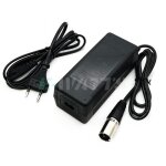 Chargeur 36v / 42v 2a xlr : compatible avec les trottinettes beeper cross fx1000 et fx1100. recharge ...