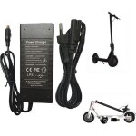 Chargeur 42v 2a pour trottinettes xiaomi m365 es1 es2