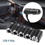 Chargeur allume cigare multiprise universel voiture usb dc 12 v / 24 v