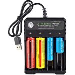 Chargeur de batterie 18650 - a97 - universel 4 emplacements - ecran lcd - charge rapide - compatible ...