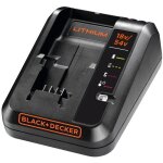Chargeur de batterie 18v - black + decker - bdc2a - qw