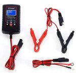 Chargeur de batterie voiture - 12 v 20 a / 24 v 10 a chargeur de batterie voiture et moto avec �cran ...