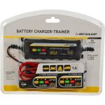 Chargeur de batterie dunlop trainer - voiture et moto - 6 - 12 va235