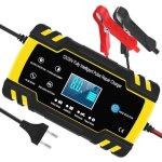 Chargeur de batterie intelligent 12v - 24v avec écran lcd pour voiture camion moto bateau suv vtt Chargeur de batterie intelligent 12v - 24v avec écran lcd pour voiture camion moto bateau suv vtt