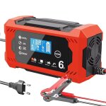 Chargeur de batterie intelligent 6a 12v - 4 - 100ah - �cran lcd - protections multiples - auto voiture ...