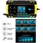 Chargeur de batterie intelligent automobile 12v - 24v pour voiture camion moto tondeuse  gazon bateau ...