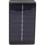Chargeur de batterie � panneau solaire bo�tier de charge 1w 4v pour piles aa aaa 1. 2v fournitures dext�rieur ...