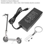 Chargeur batterie trottinette electrique 42v 2a compatible xiaomi m365 / ninebot / segway / v�lo �lectrique ...