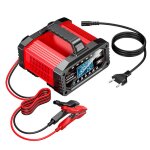 Chargeur de batterie de voiture 12v 25a / 24v 15a 10 �tapes chargeur de batterie intelligent enti�rement ...