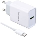 Chargeur avec c�ble usb - c pour samsung galaxy s20 - s10 - 20 fe - s21 - s9 - a20e - 20 plus - a51 - ...