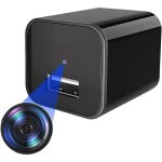 Chargeur de camra espion - 1080p hd - usb - noir