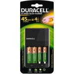 Chargeur de piles duracell chargeur 4h de 4 piles aa / aaa