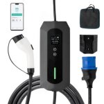 Chargeur ev type 2 chargeur de voiture lectrique cble de charge de type 2 commutable 10 / 16 / 24 / ...