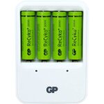 Chargeur pour piles rechargeables avec 4 piles aa 2000 nimh incluses gp recyko chargeur intelligent avec ...