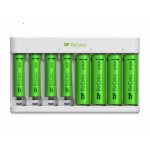 Chargeur pour piles rechargeables aa et aaa avec 4 piles rechargeables aa et 4 piles aaa nimh inclusesgp ...