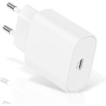 Chargeur rapide - apple - 20w - usb c - compatible iphone 13 / 12 / 11 - protection multiple