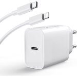 Chargeur rapide for iphone 14 / 14 / pro / 14 pro max / 14 plus / 13 12 11 se xr x xs 8 30w usbc charger ...