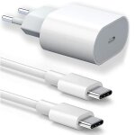 Chargeur - e. f. connection - 25w - usb - c - c�ble 20w - 1m pour iphone 17 / 17 pro / 17 pro max 16 ...