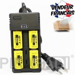Chargeur rs - 93 + 2 piles accu rechargeable cr123a cr123 16340 3. 7v 2800mah 9